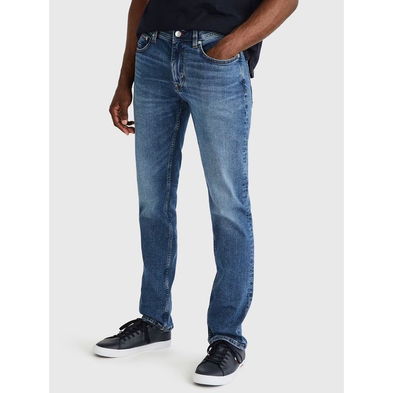 TOMMY HILFIGER - Jeans Denton Flex Efecto Desgastado Azul Tommy Hilfiger