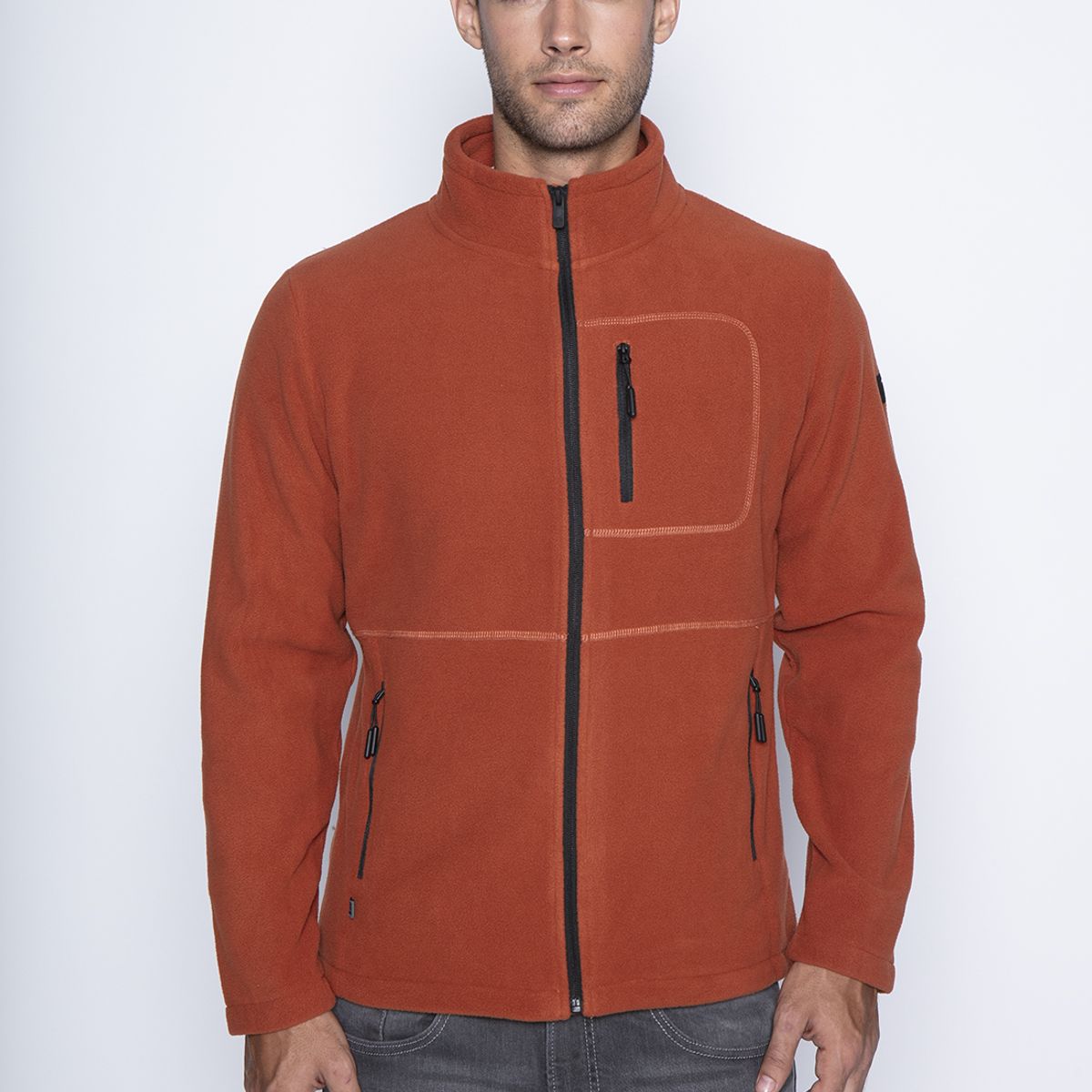 NIMTU - Polerón Alto Del Naranjo Rojo Nimtu