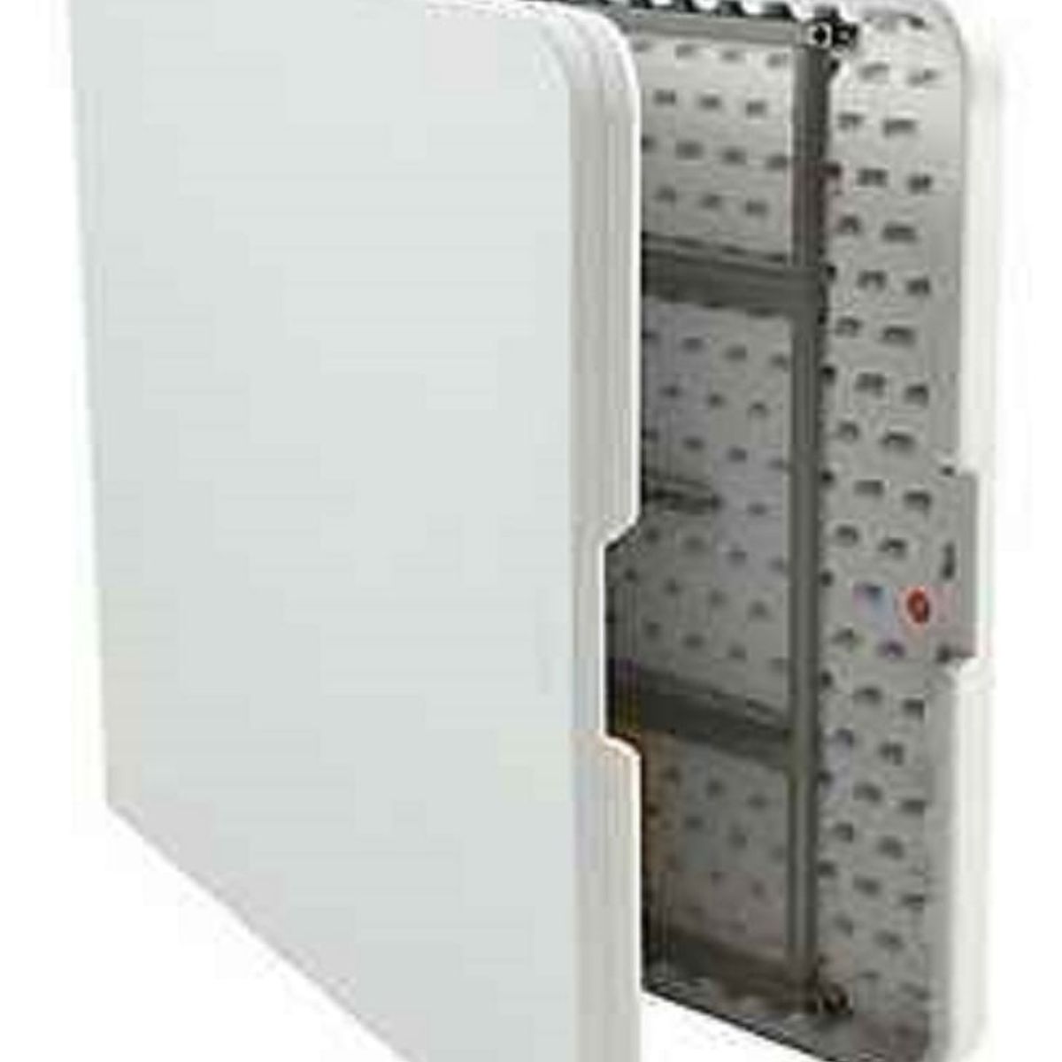 GENERICO - Mesa Plegable 180x70x74 cm Tipo Maleta Blanca Avymaq