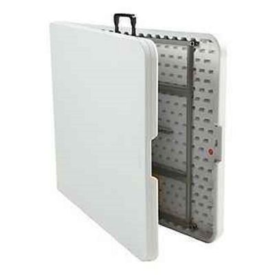 Imagen 2 del producto Mesa Plegable 180x70x74 cm Tipo Maleta Blanca Avymaq