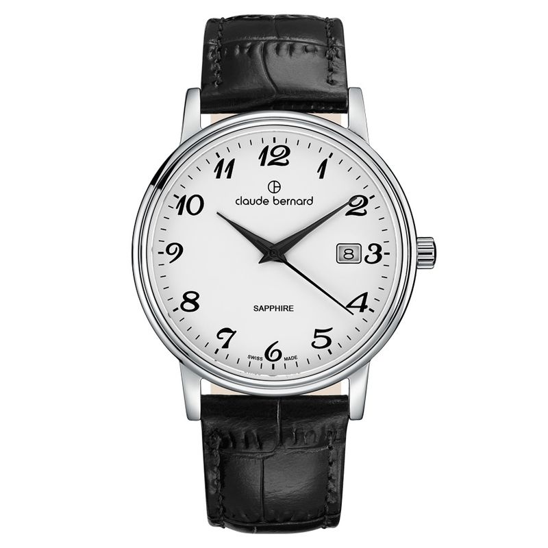 CLAUDE BERNARD - Reloj Claude Bernard Classic Cuero Negro 39mm Hombre