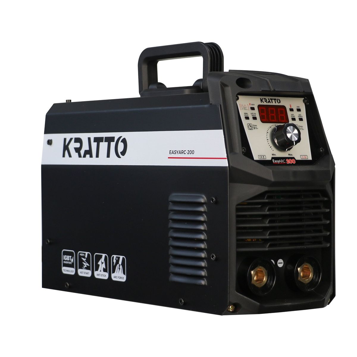 KRATTO - Soldadora Inverter EASYARC-200  [ARCO +TIG] 20-200A KRATTO
