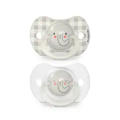 SUAVINEX - CHUPETE NOCHE FISOLOGICO SILICONA 6-18 MESES 2 UN ELEPHANT
