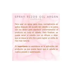 FLAMENCO - Spray Oíl Argán Rizos Definidos Hidrata Anti-frizz