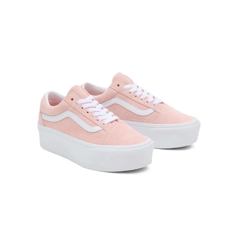 VANS - Zapatilla Urbana Mujer Old Skool Stackform Rosa Claro VANS