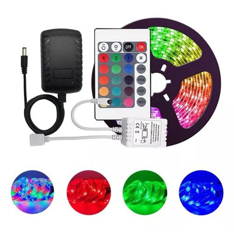 GENERICO - Tira led con control sellada 5M