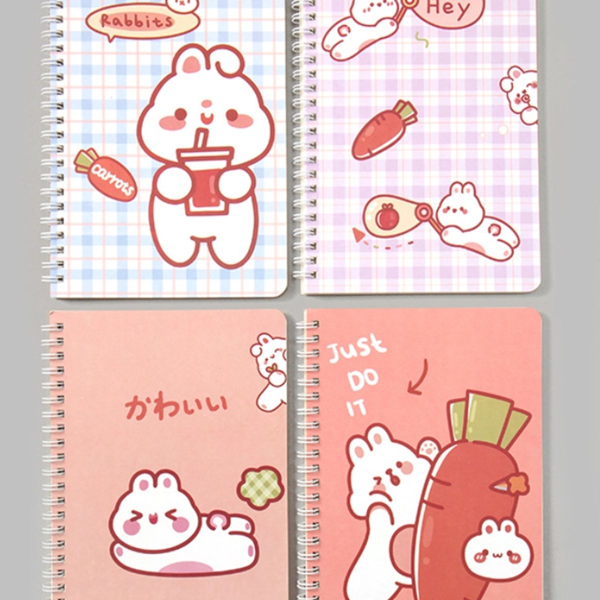 GENERICO - Cuaderno Kute Kawaii con set de lápices y destacador