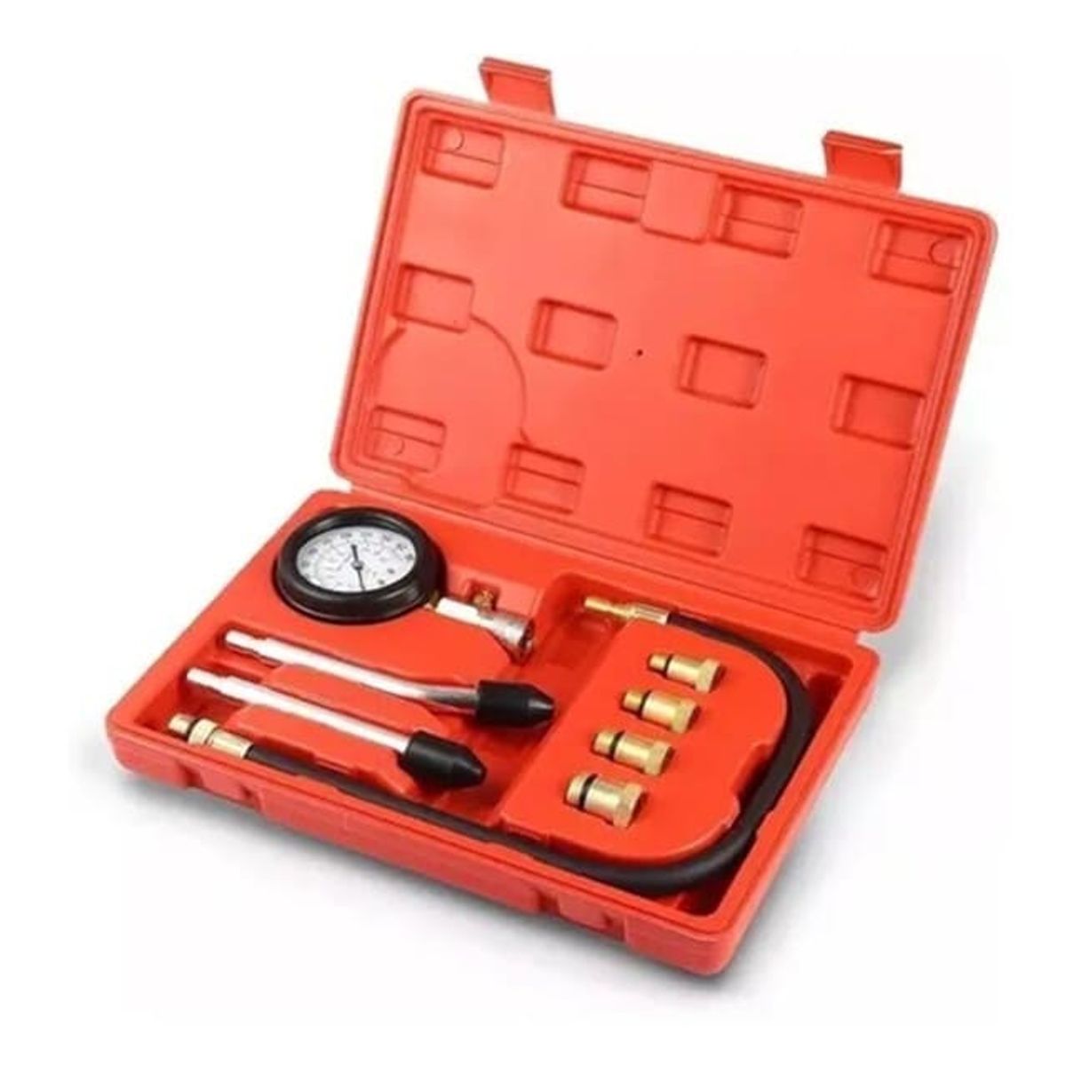 GENERICO - Medidor Compresión Manómetro Auto Moto Bencina Gas