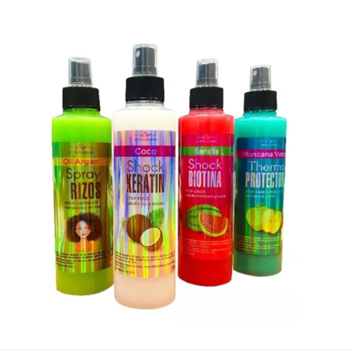 FLAMENCO - Pack 4 Keratina/biotina/rizosdefinidos/protectort Capila