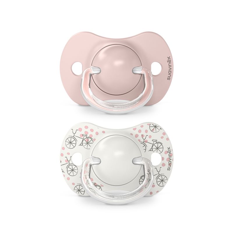 SUAVINEX - CHUPETE FISIOLOGICO SILICONA 0-6 MESES 2 UN A WALK PINK