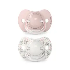 SUAVINEX - CHUPETE FISIOLOGICO SILICONA 0-6 MESES 2 UN A WALK PINK