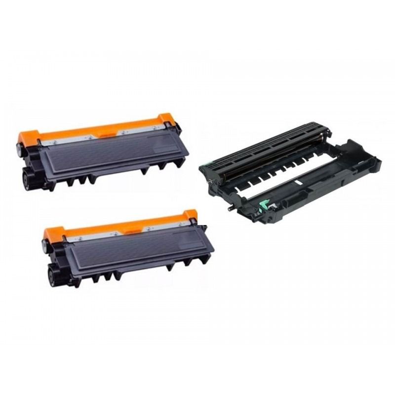 GENERICO - 2 TONER TN2370 + TAMBOR DR2340 PARA BROTHER
