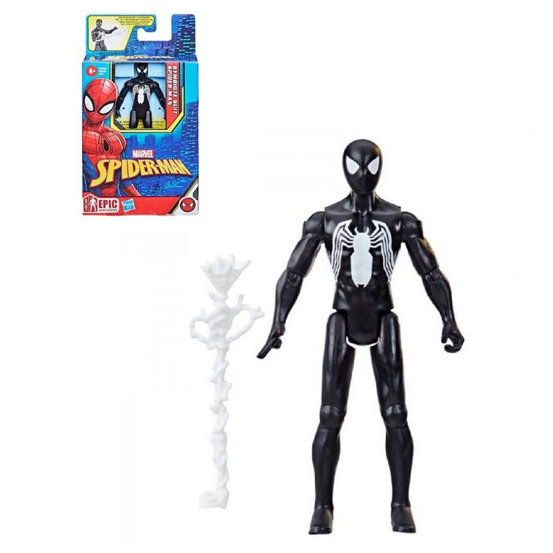 MARVEL - Spiderman Figura 10 Cm - Symbiote Spider-Man