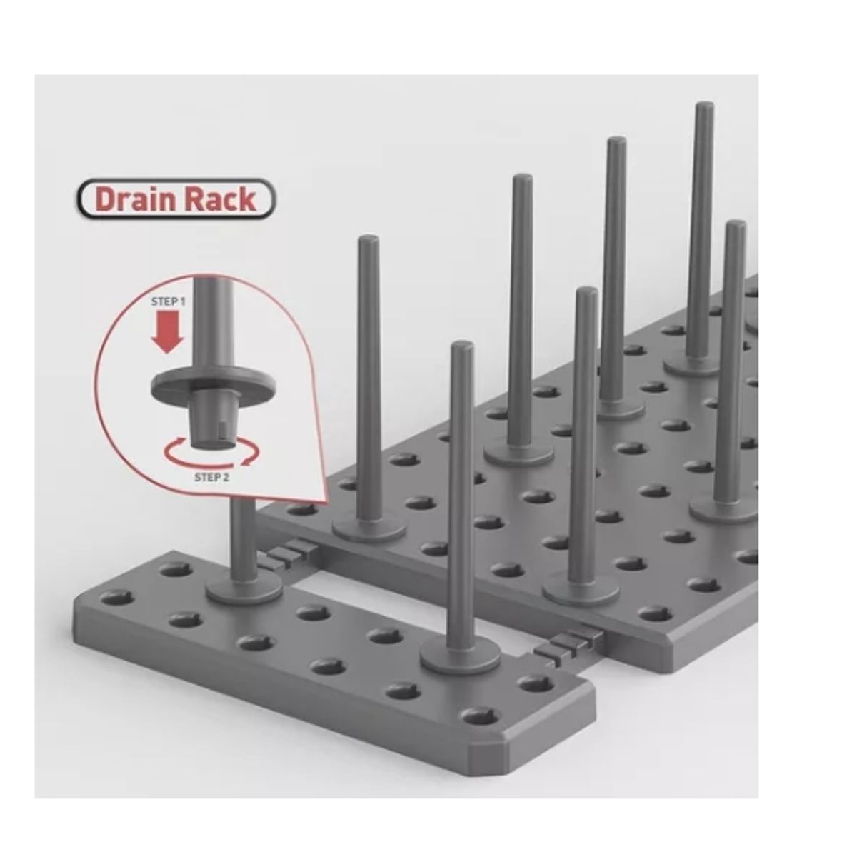 OFERTABKN - Estante Ajustable Drenaje Cocina Tipo De Cajón Organizador