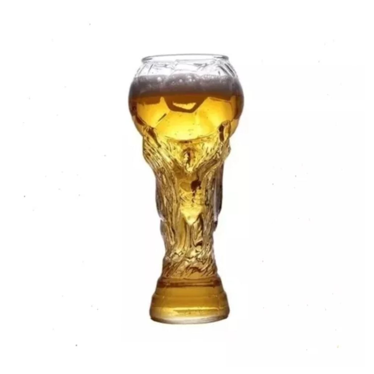 GENERICO - Vaso Cervecero, Líquidos Forma Copa Del Mundo Vidrio 450 Ml