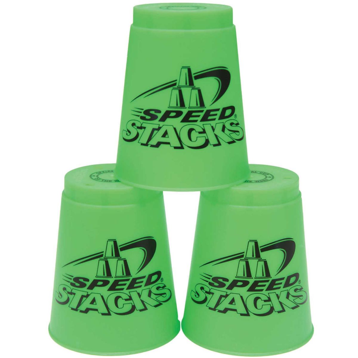 SPEED STACKS - Vasos SpeedStacks Apilar Juego Motricidad Verdes
