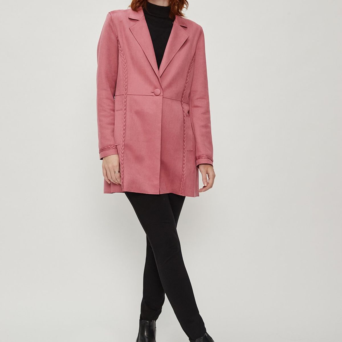 IO - Blazer Rosado Mujer Io