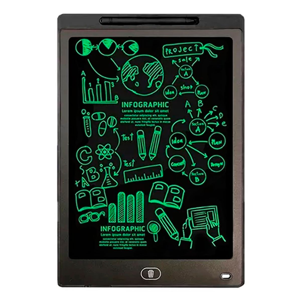 OFERTABKN - Tablero Mágico 20 Pizarra De Notas Lcd Dibujo Y Escritura