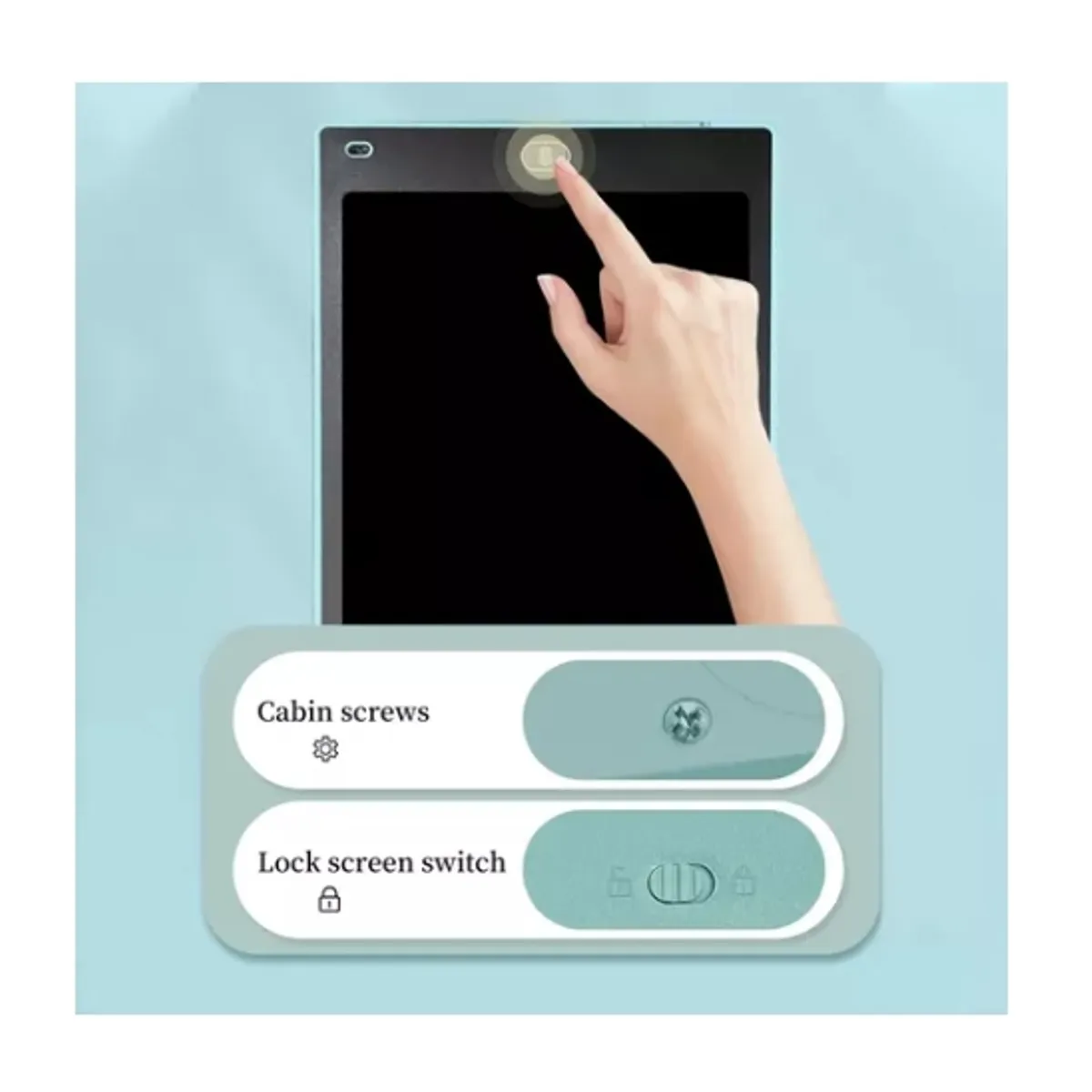 OFERTABKN - Tablero Mágico 20 Pizarra De Notas Lcd Dibujo Y Escritura