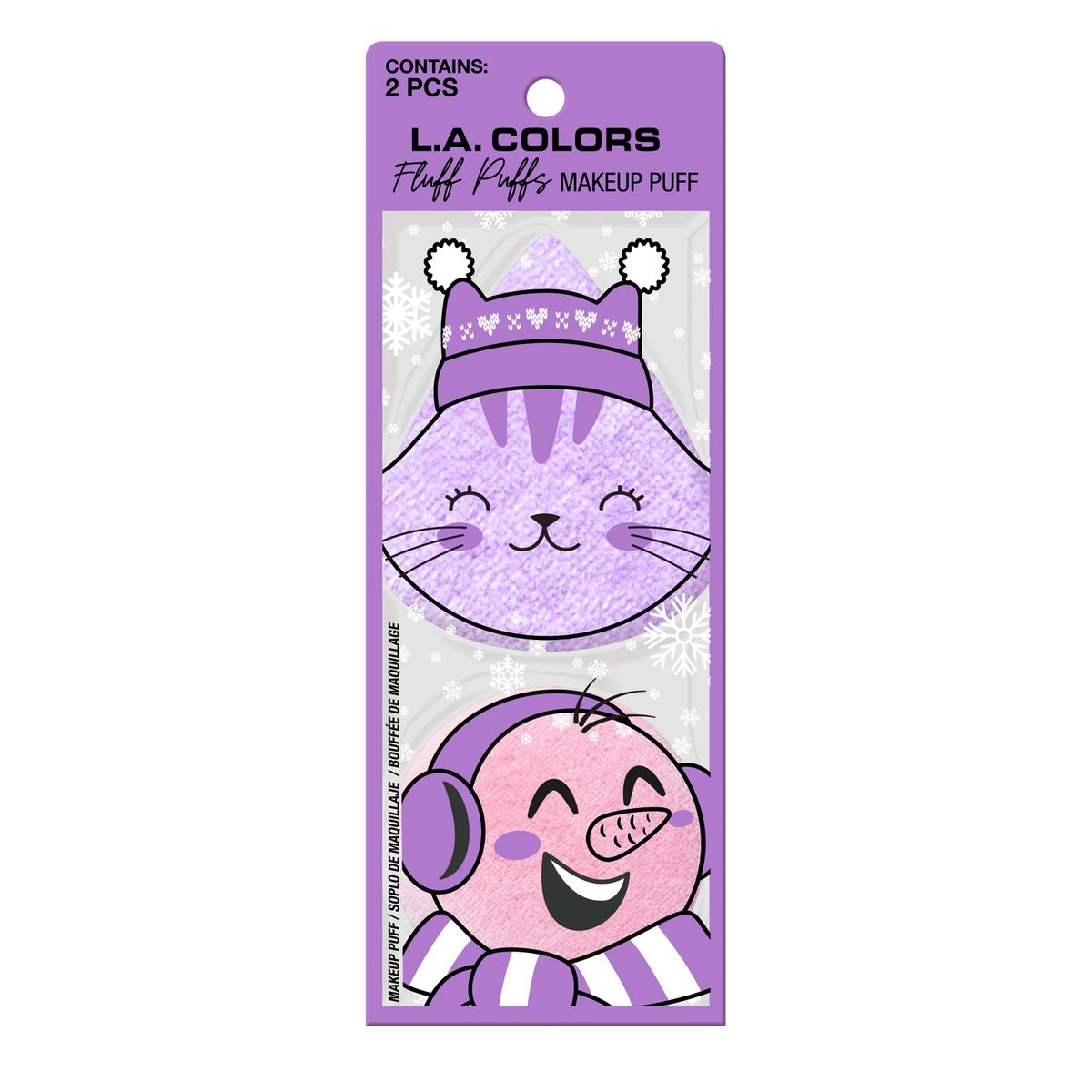 L A COLORS - Set 2 esponjas Maquillaje “Fluff Puffs” L.A Colors