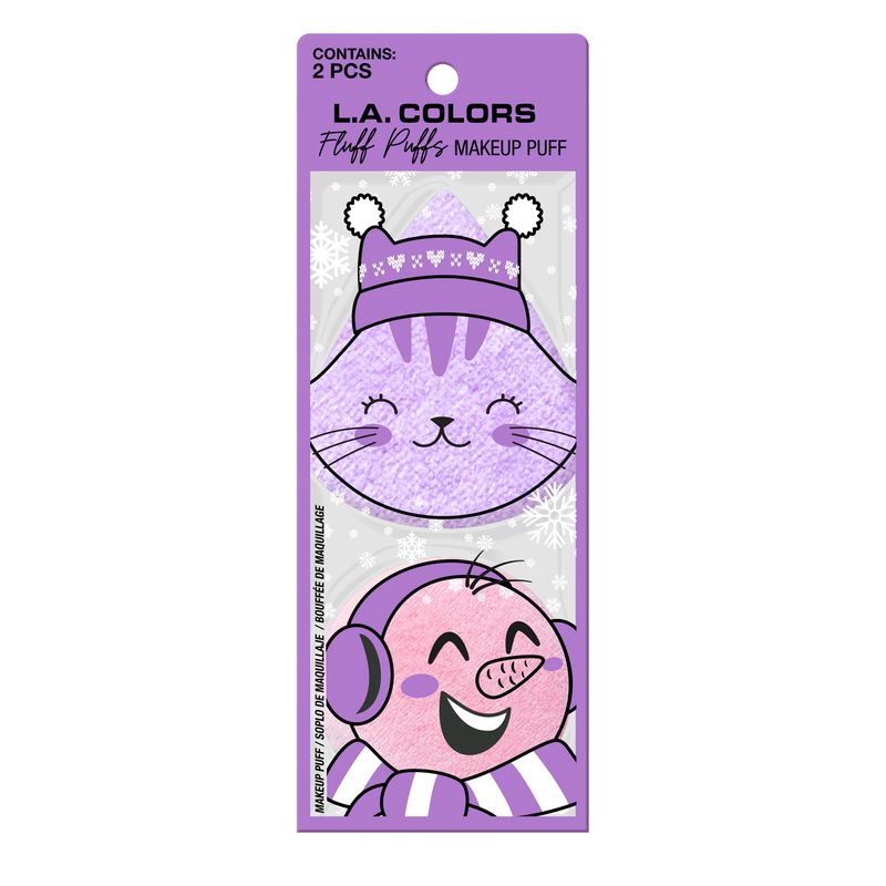 L A COLORS - Set 2 esponjas Maquillaje “Fluff Puffs” L.A Colors