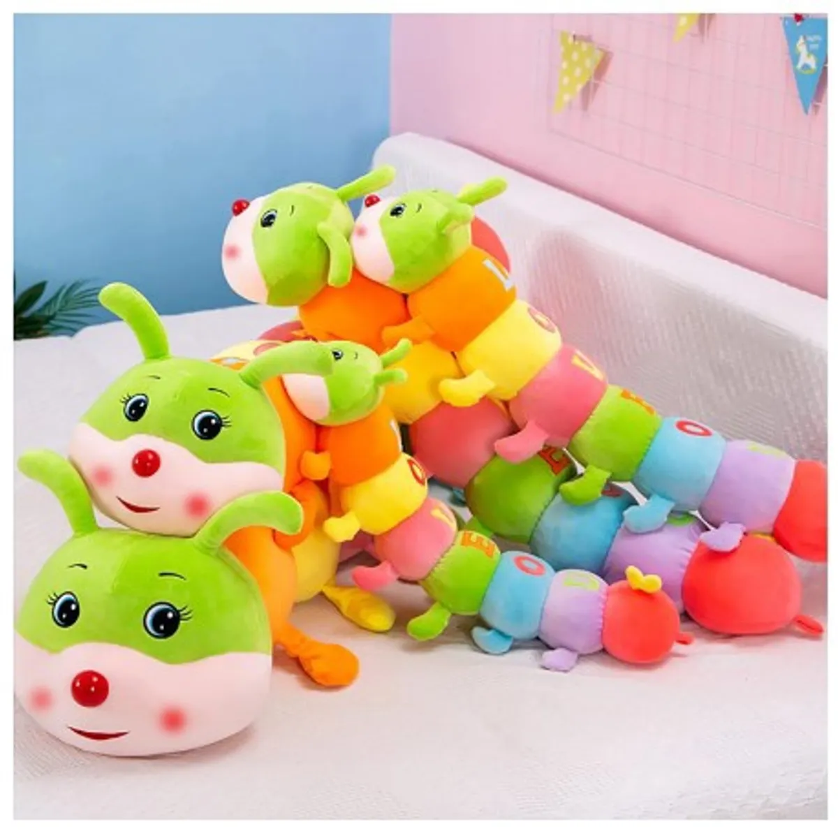 GENERICO - Oruga de Peluche De 55 cm