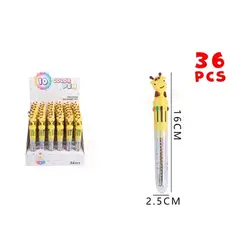 GENERICO - Lapicera Multicolor Jirafa 15525cm 36pcs