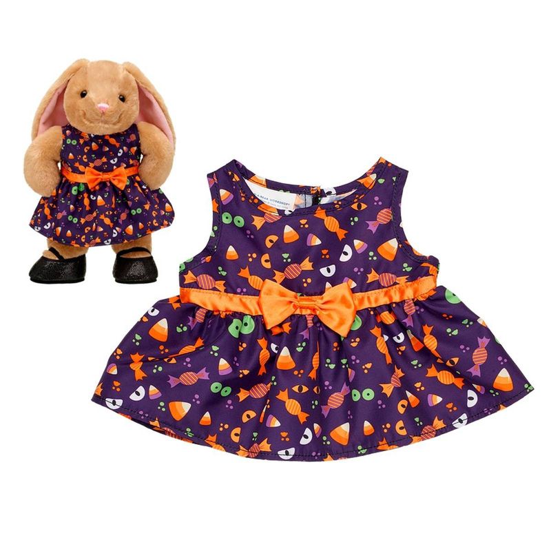 BUILD A BEAR - Vestido negro Halloween Build a Bear para peluche