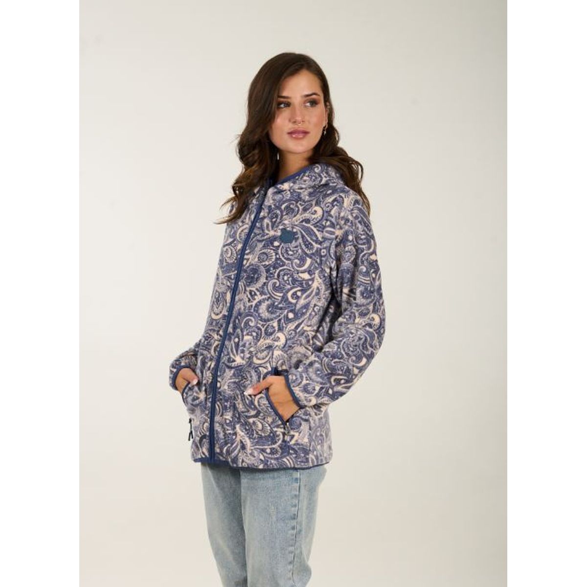 POLEMIC - Poleron Micropolar Print Full zipper Capucha Polemic