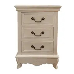 ECOMUSO - VELADOR 3C ROCOCO BLANCO EF19969-1