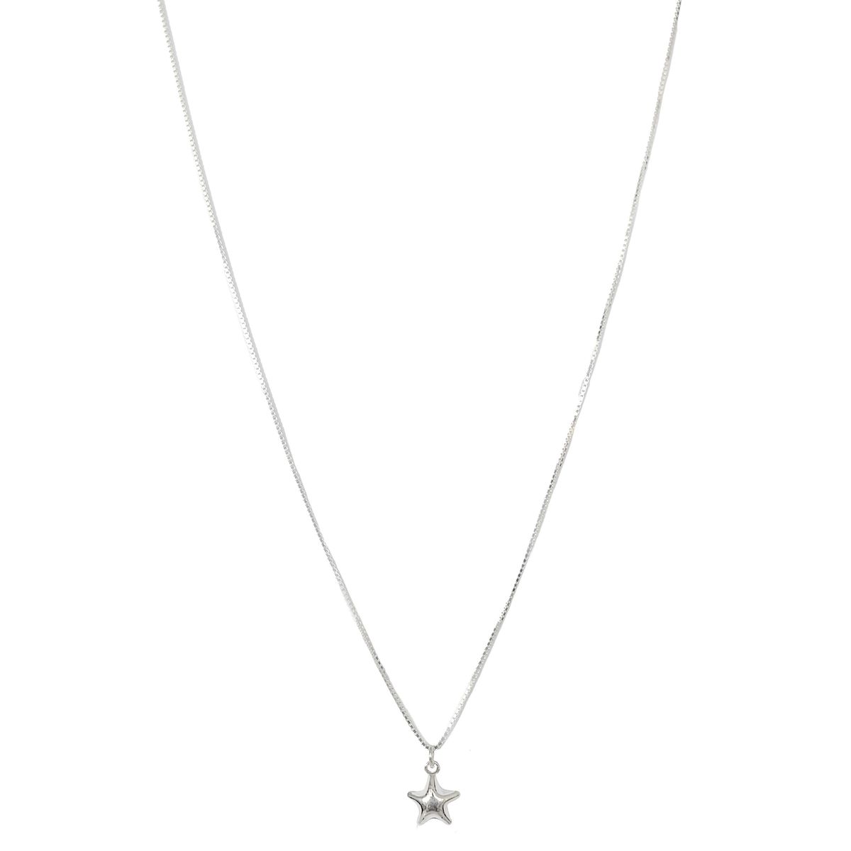 COGGIOLA - Collar Mini Estrella Inflada Plata Fina 925