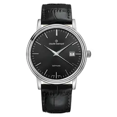 CLAUDE BERNARD - Reloj Classic Cuero Negro Hombre