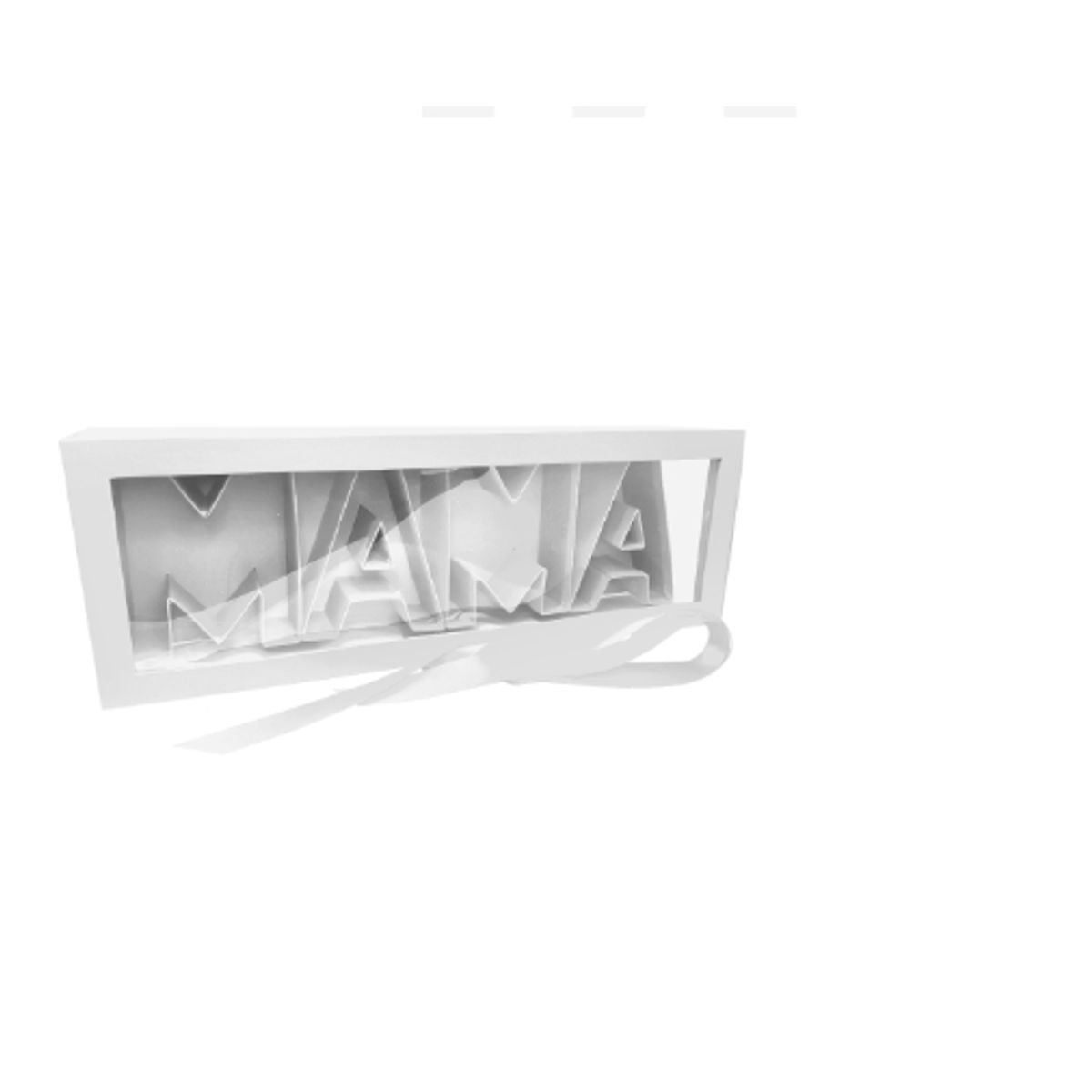 GENERICO - Caja Mama 44X15X9 Blanco Decoracion