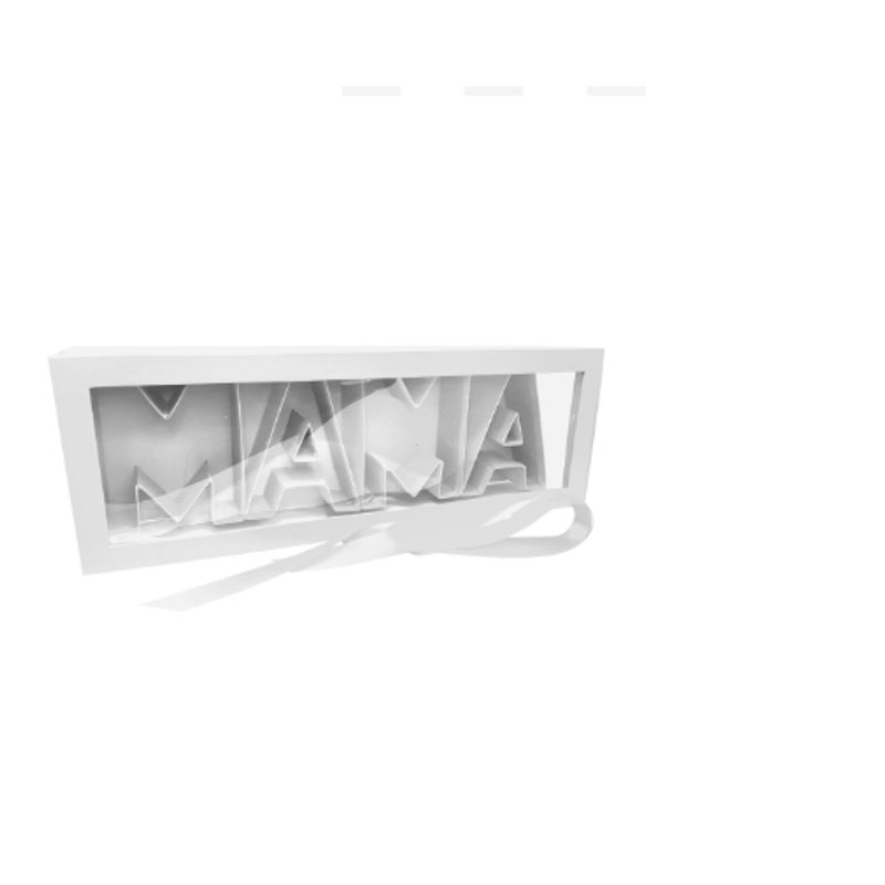GENERICO - Caja Mama 44X15X9 Blanco Decoracion