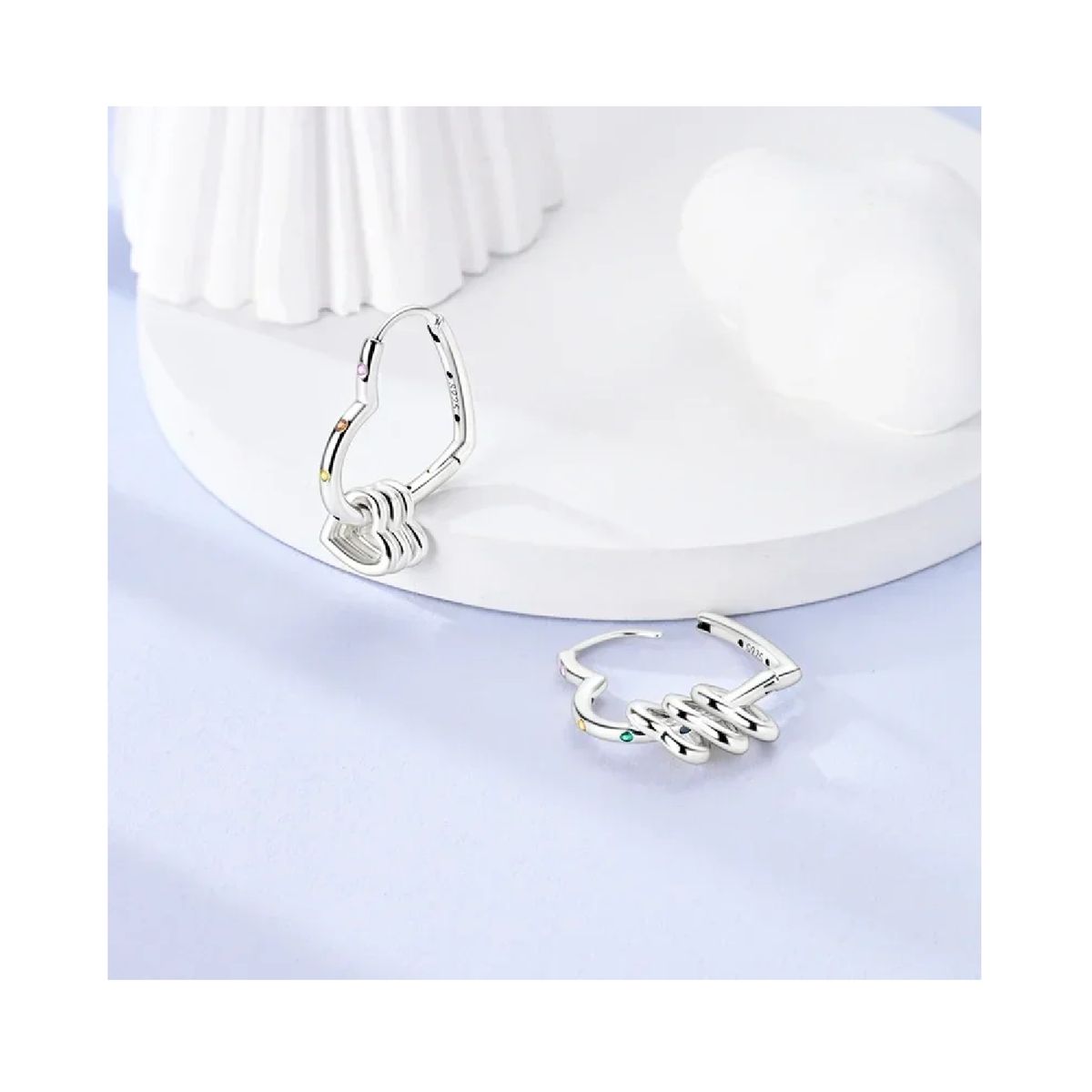 SILVER HEART - Aros Corazones Colgantes y Circones Plata 925 SILVER HEART