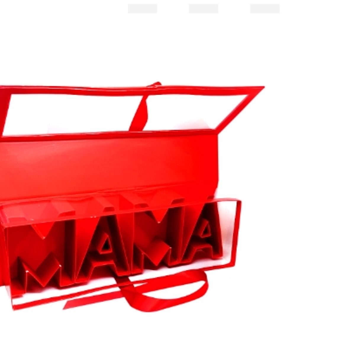 GENERICO - Caja Mama 44X15X9 Rojo Decoracion