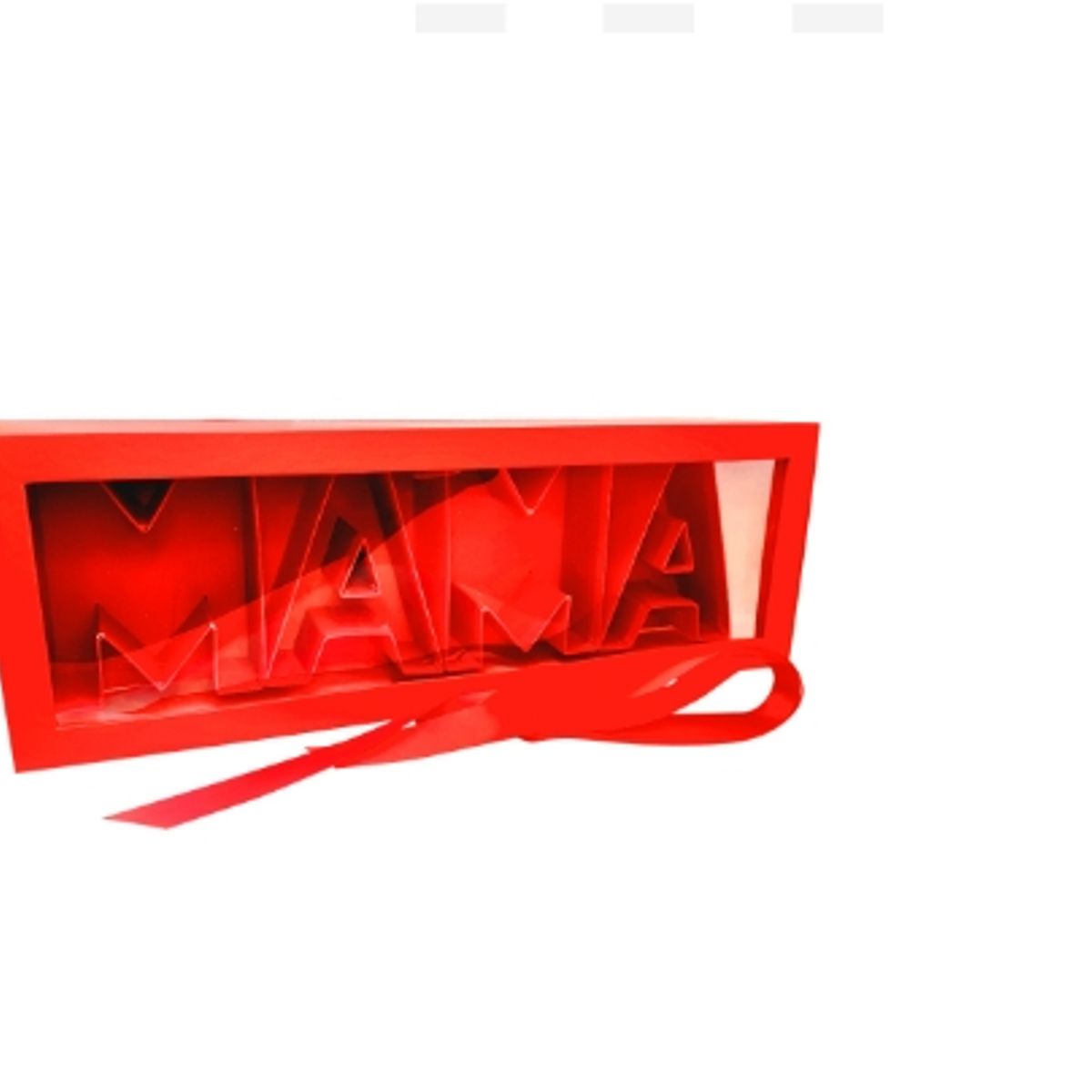 GENERICO - Caja Mama 44X15X9 Rojo Decoracion