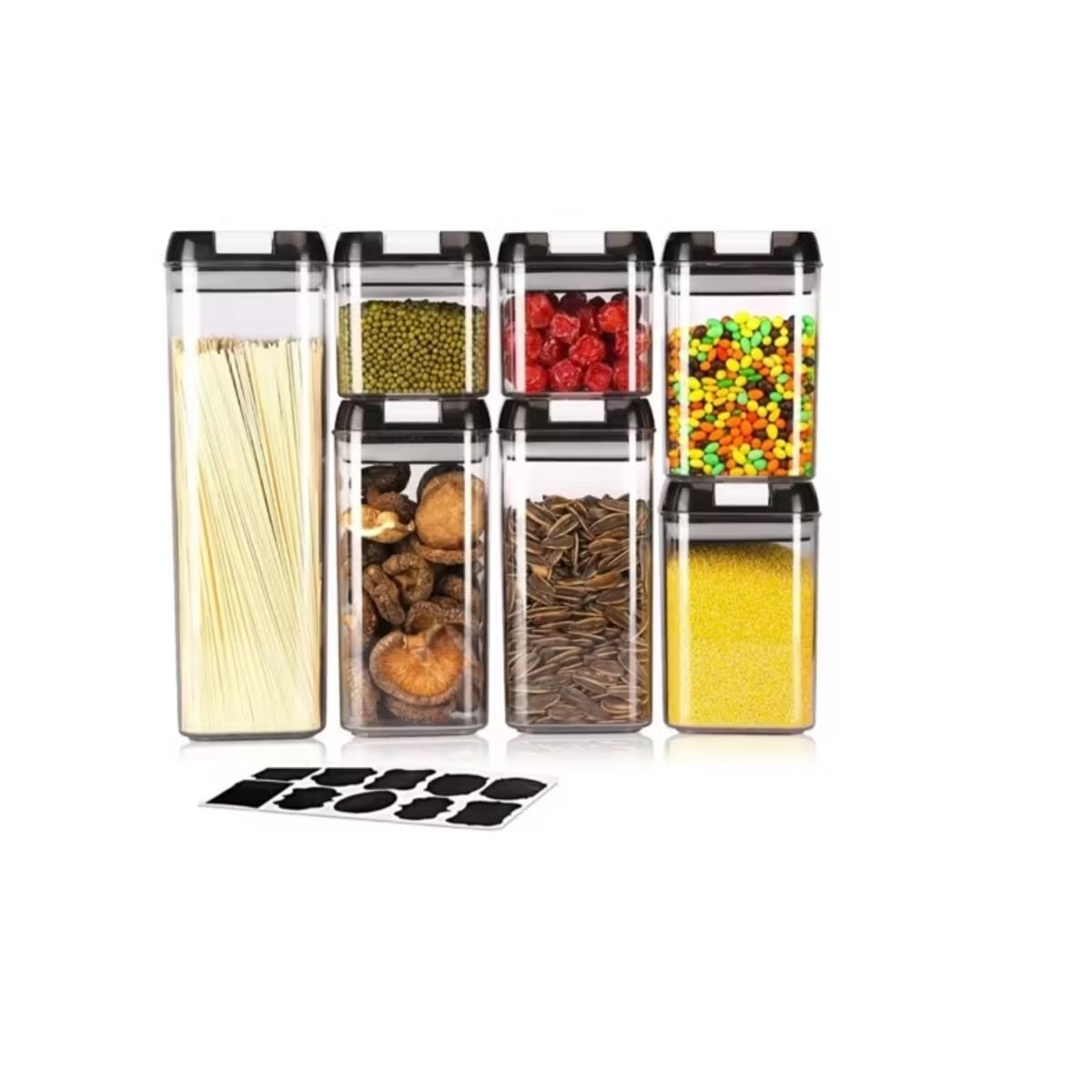 GENERICO - Envases Herméticos Cereales Alimentos Organizador Cocina