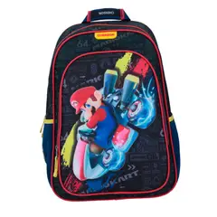 NINTENDO - MOCHILA INFANTIL ORIGINAL SUPER MARIO BROS MARIO KART