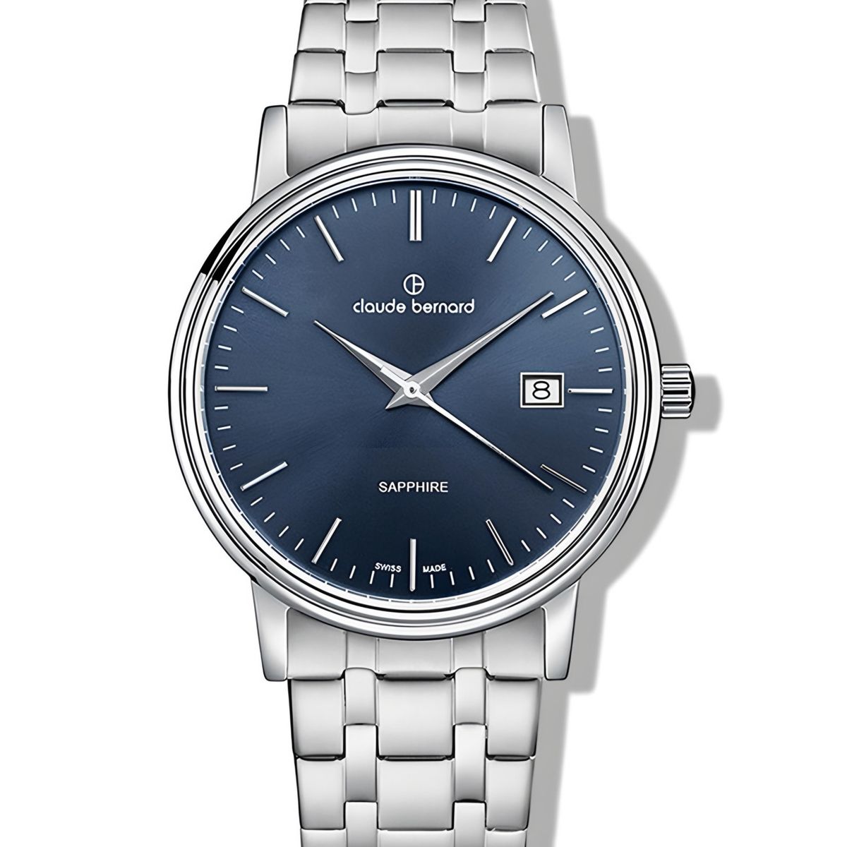 CLAUDE BERNARD - Reloj Claude Bernard Classic Azul Acero Hombre