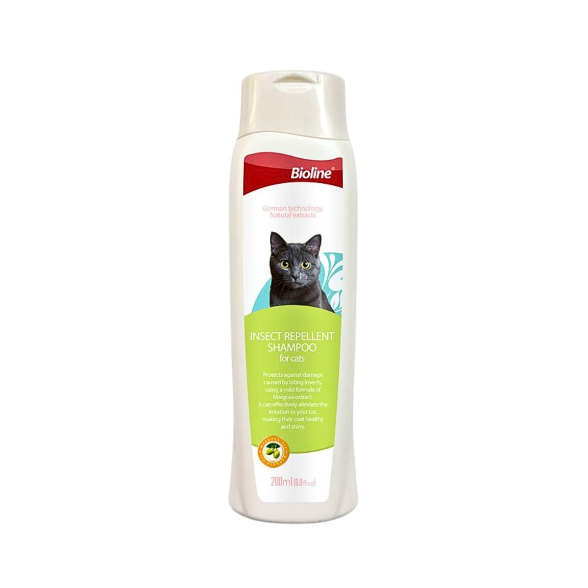 GENERICO - Shampoo Repelente Para Gato Insecticida Cat - Bioline 200 Ml