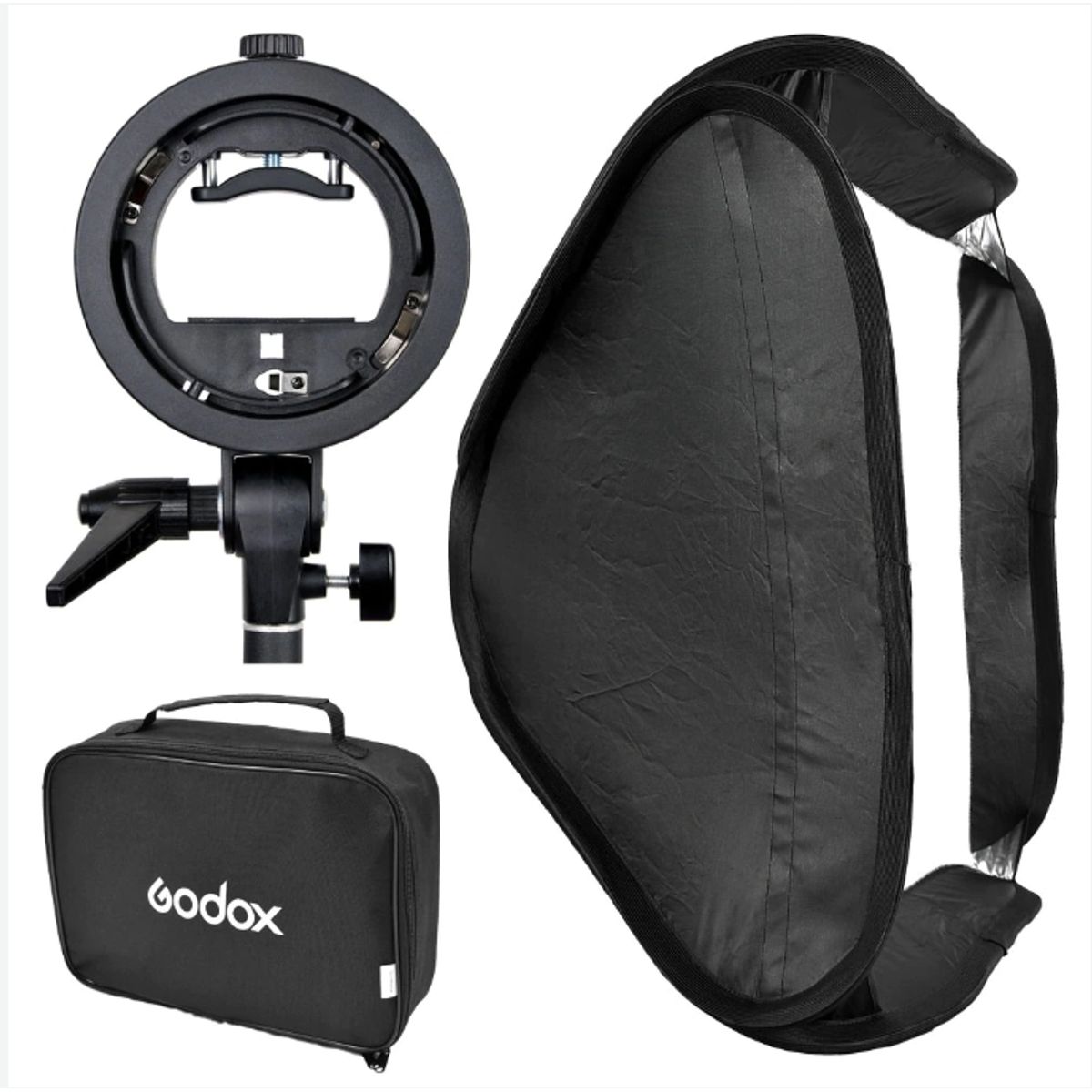 GENERICO - SOFTBOX GODOX 80X80CM + ADAPTADOR BOWENS