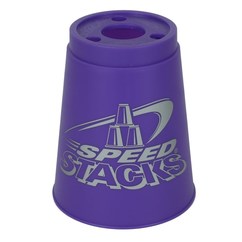 SPEED STACKS - Vasos SpeedStacks Apilar Juego Motricidad Morados