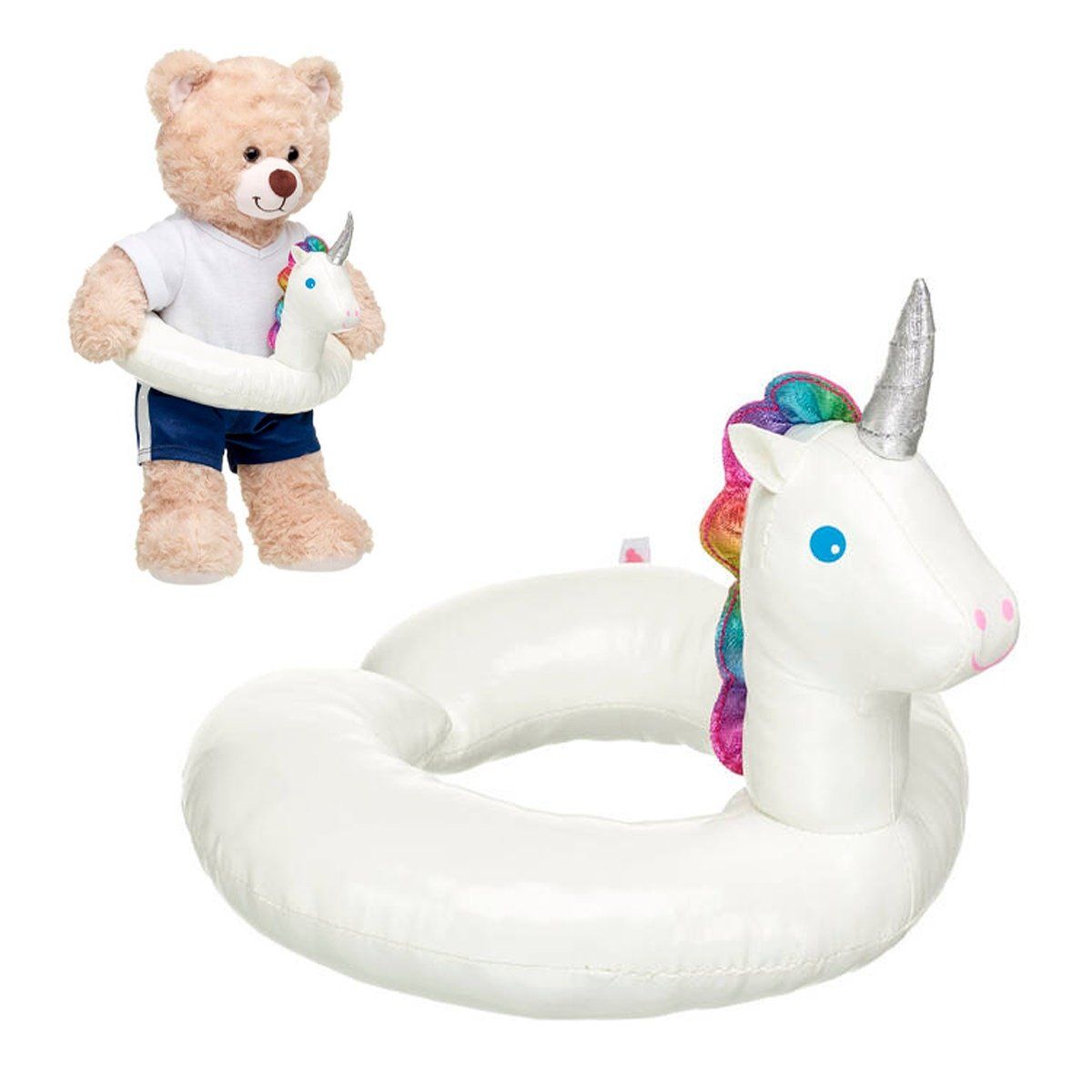 BUILD A BEAR - Flotador unicornio Build a Bear accesorio peluche