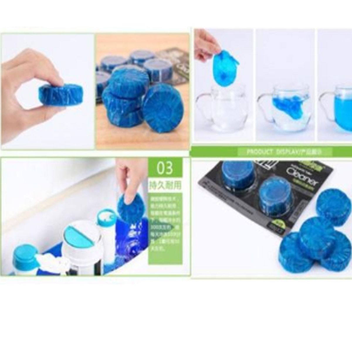 GENERICO - Limpiados De Baños Pastilla Azul 2Unidades