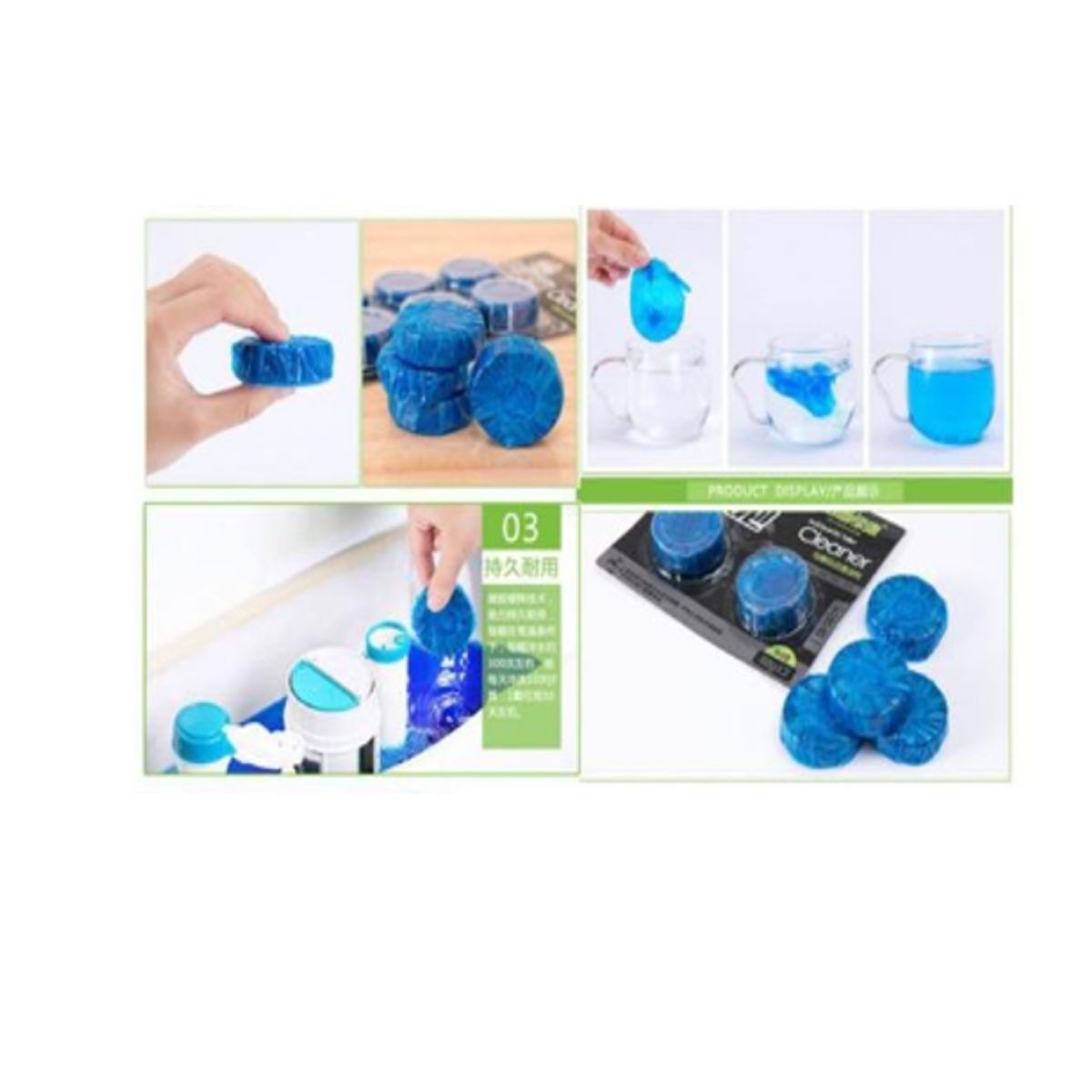 GENERICO - Limpiados De Baños Pastilla Azul 2Unidades