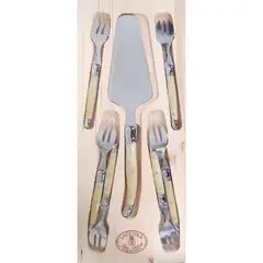 LAGUIOLE - Set 7 piezas torta marmol