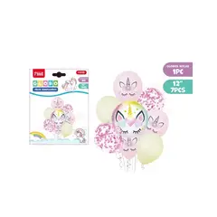 GENERICO - Set De Globos Unicornio Latex