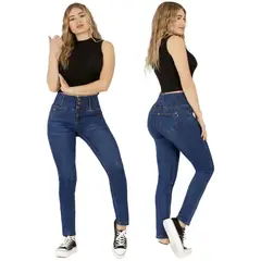AGW - Jeans Full Push Up Levanta Cola Corte Colombiano Calce Perfecto