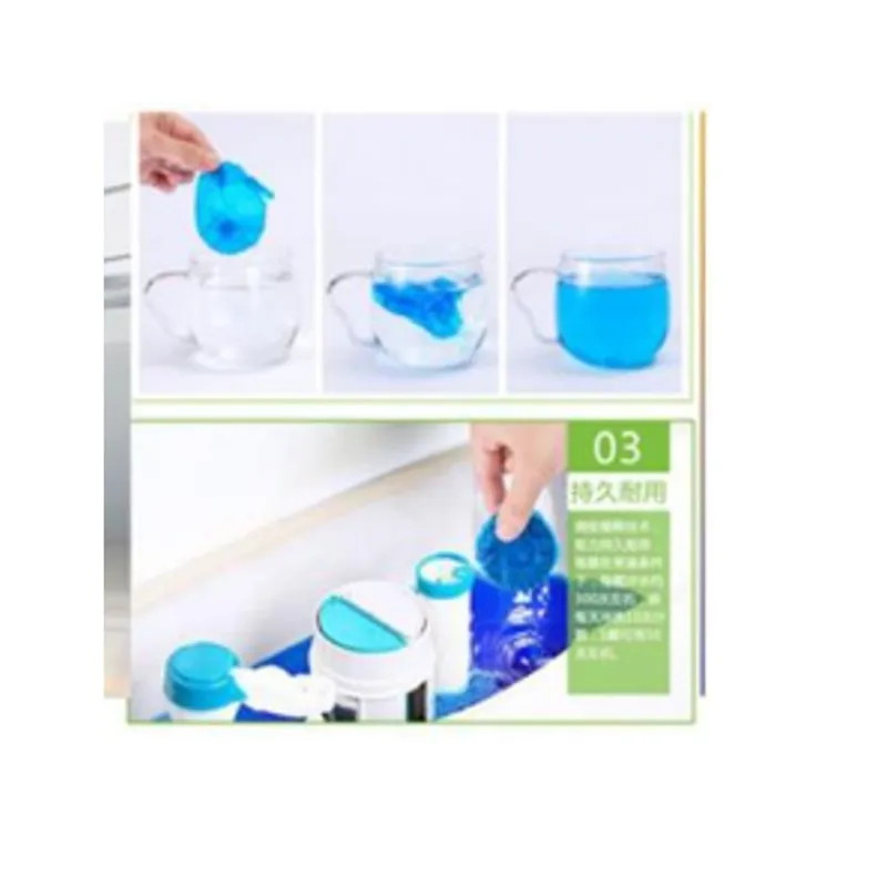GENERICO - Limpiador De Baños Pastilla Azul 4Unidades